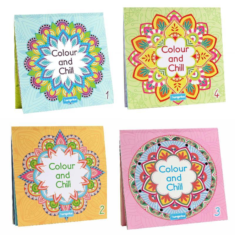 LIBRO COLOREAR MANDALA 32PAG