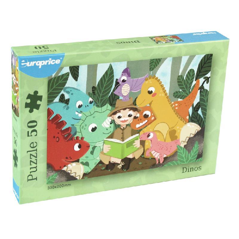 PUZZLE 50PCS DINOS