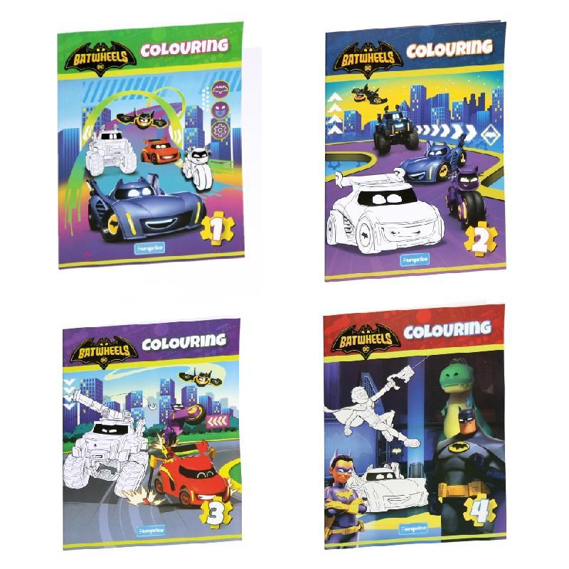 LIBRO COLOREAR BATWHEELS 32PAG