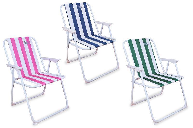 SILLA PLAYA SENCILLA METAL POLYESTER