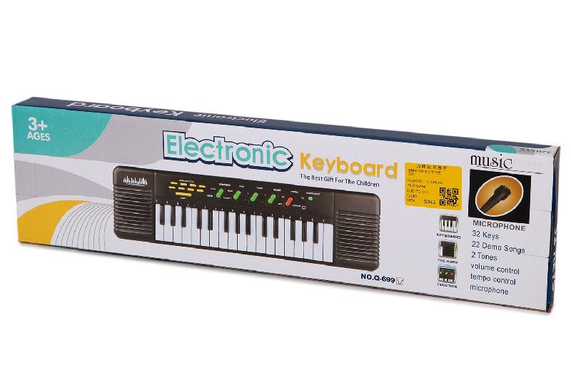 PIANO ELECTRONICO 32 TECLAS MICROFONO CA