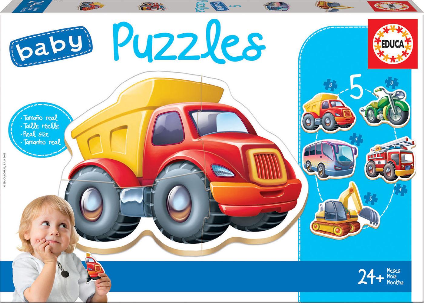 PUZLE EDUCA INFANTIL VEHICULOS