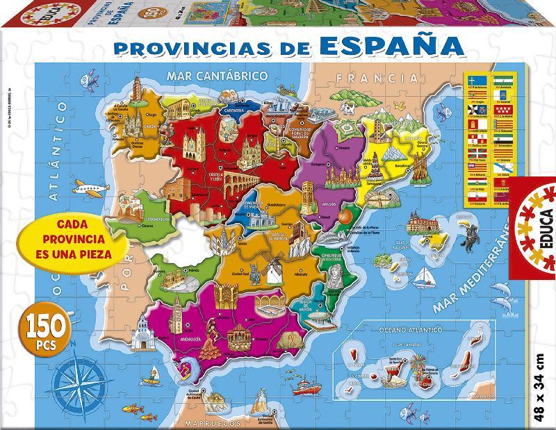 PUZLE EDUCA 150 PROVINCIAS ESPAÑA