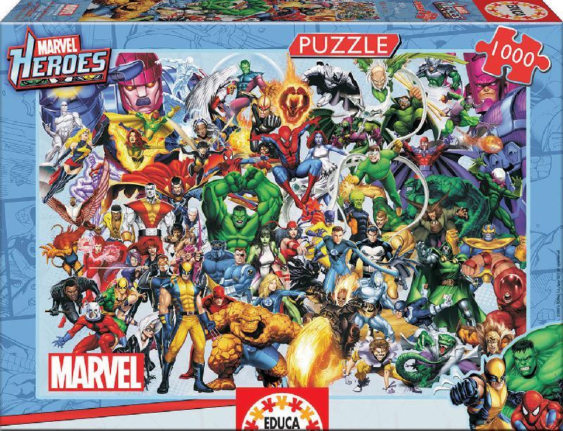 PUZLE EDUCA HEROES DE MARVEL 1000PCS