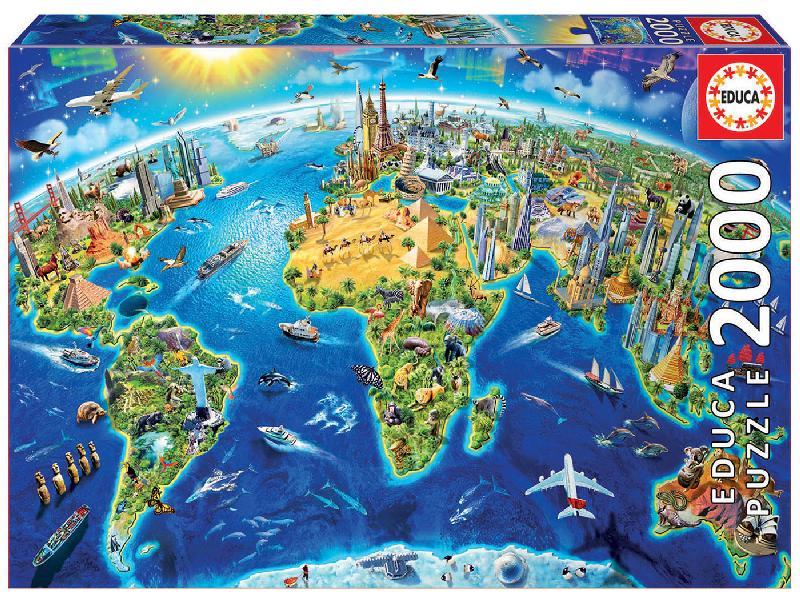 PUZLE EDUCA SIMBOLOS DEL MUNDO 2000