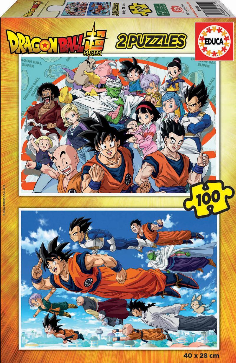 PUZLE EDUCA DRAGON BALL SUPER 2x100