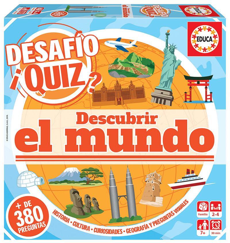 JUEGO EDUCA DESAFIO QUIZ DESCUBRE MUNDO