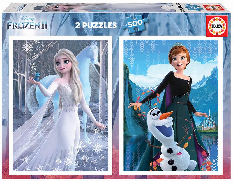 PUZLE EDUCA FROZEN II 2x500PCS