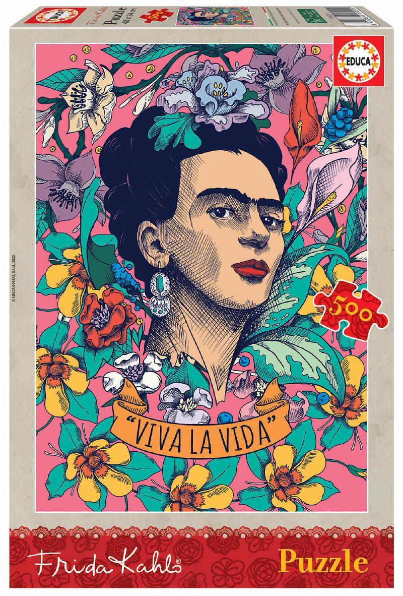 PUZLE EDUCA FRIDA KAHLO VIVA VIDA 500