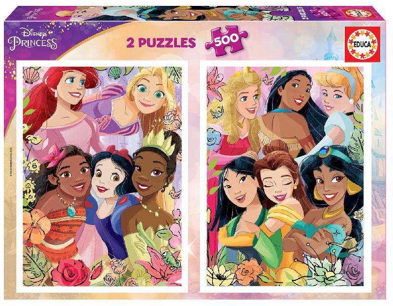 PUZLE EDUCA DISNEY PRINCESS 2x500