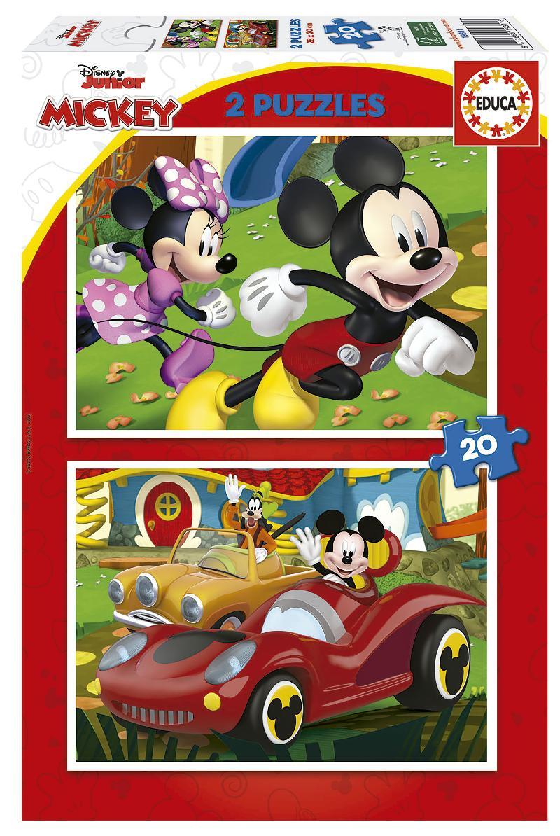 PUZLE EDUCA 2X20 MICKEY MOUSE FUN HOUSE