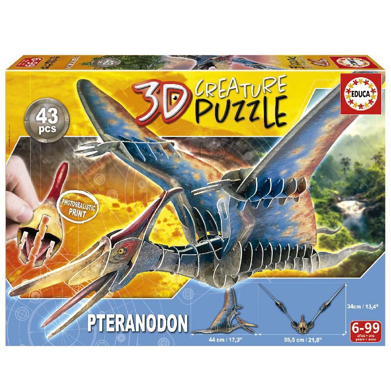 PUZLE 3D EDUCA PTERANODON 43 PCS
