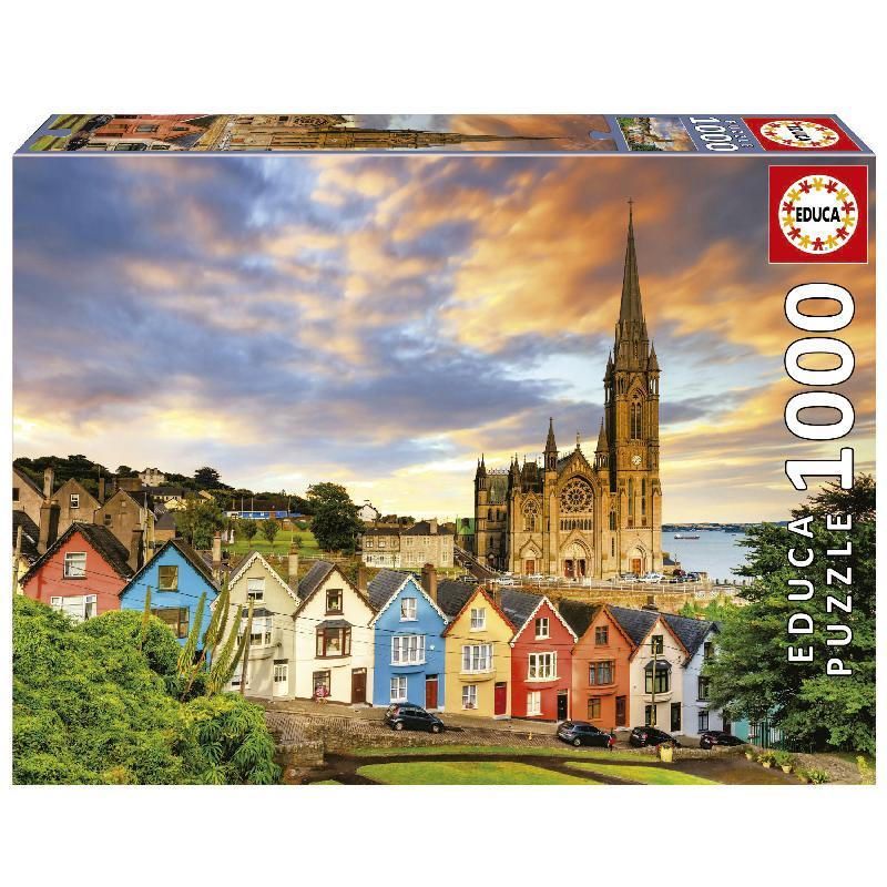 PUZLE EDUCA 1000 CATEDRAL COBH IRLANDA