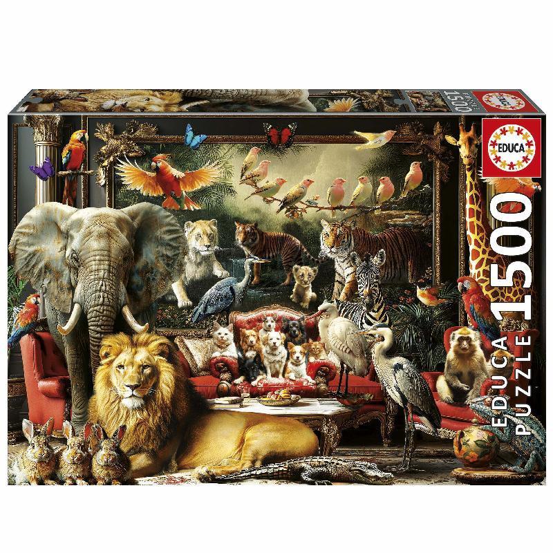 PUZLE EDUCA 1500 LA MANSION ANIMAL