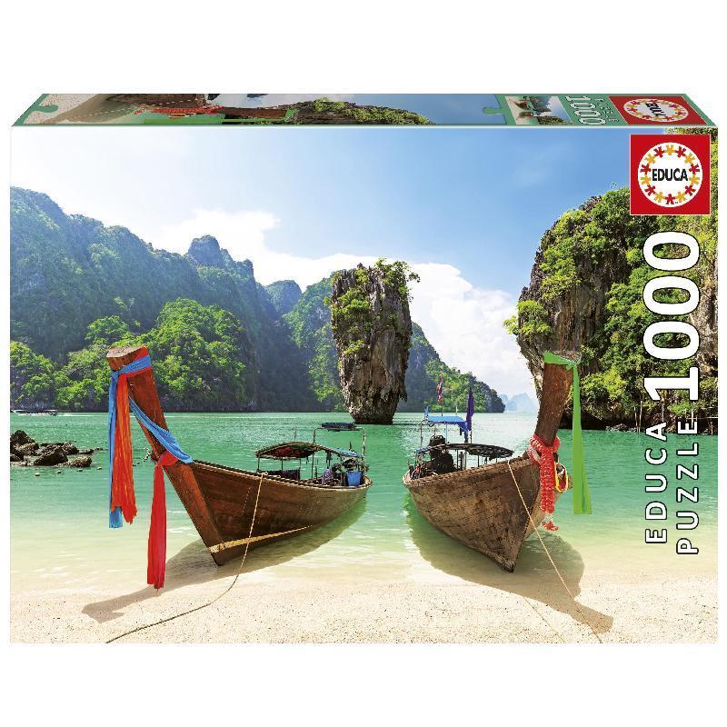 PUZLE EDUCA 1000 ISLA DE JAMES BOND