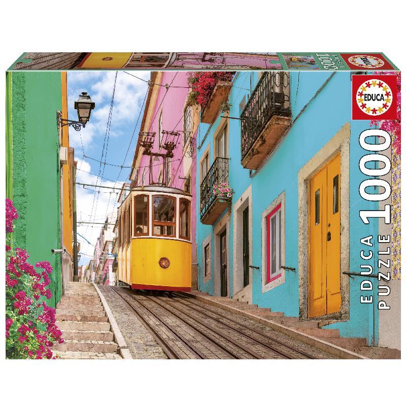PUZLE EDUCA 1000 LISBOA COLORIDA