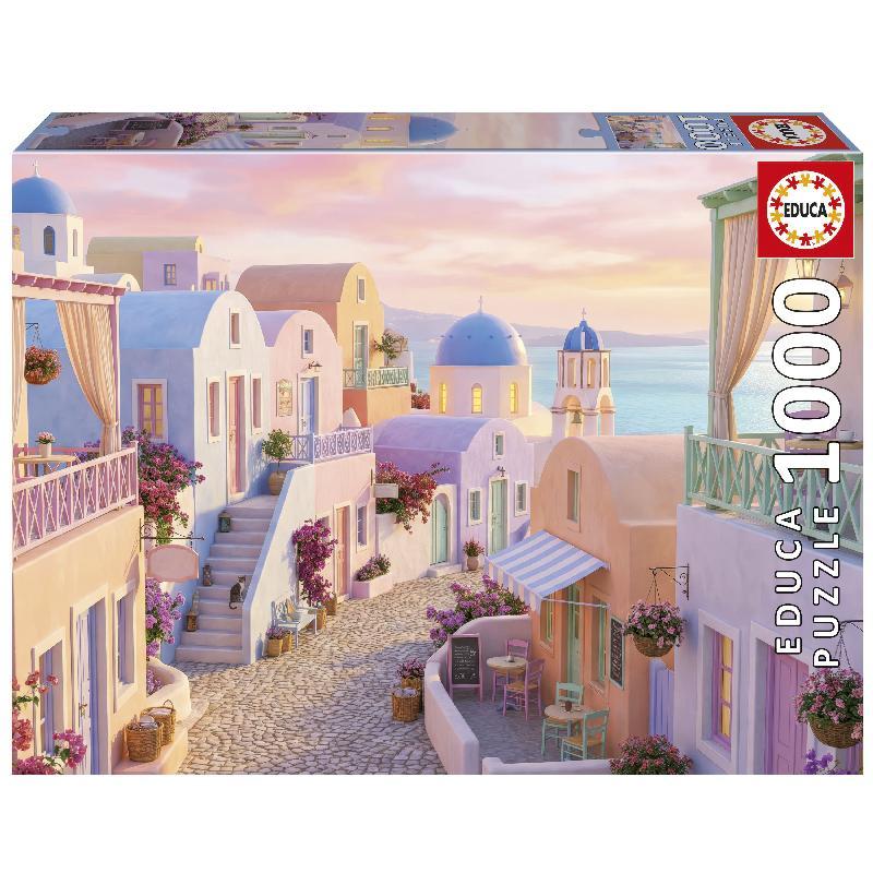 PUZLE EDUCA 1000 SANTORINI EN SUEÑO