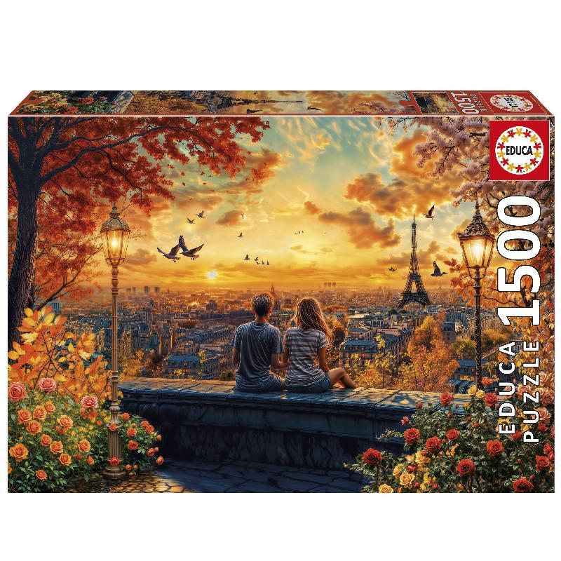 PUZLE EDUCA 1500 ENAMORADOS EN PARIS